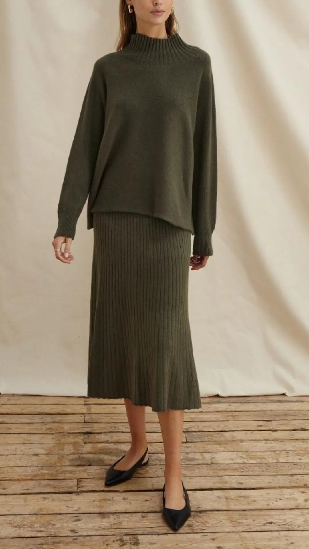 ALMA SKIRT - KHAKI