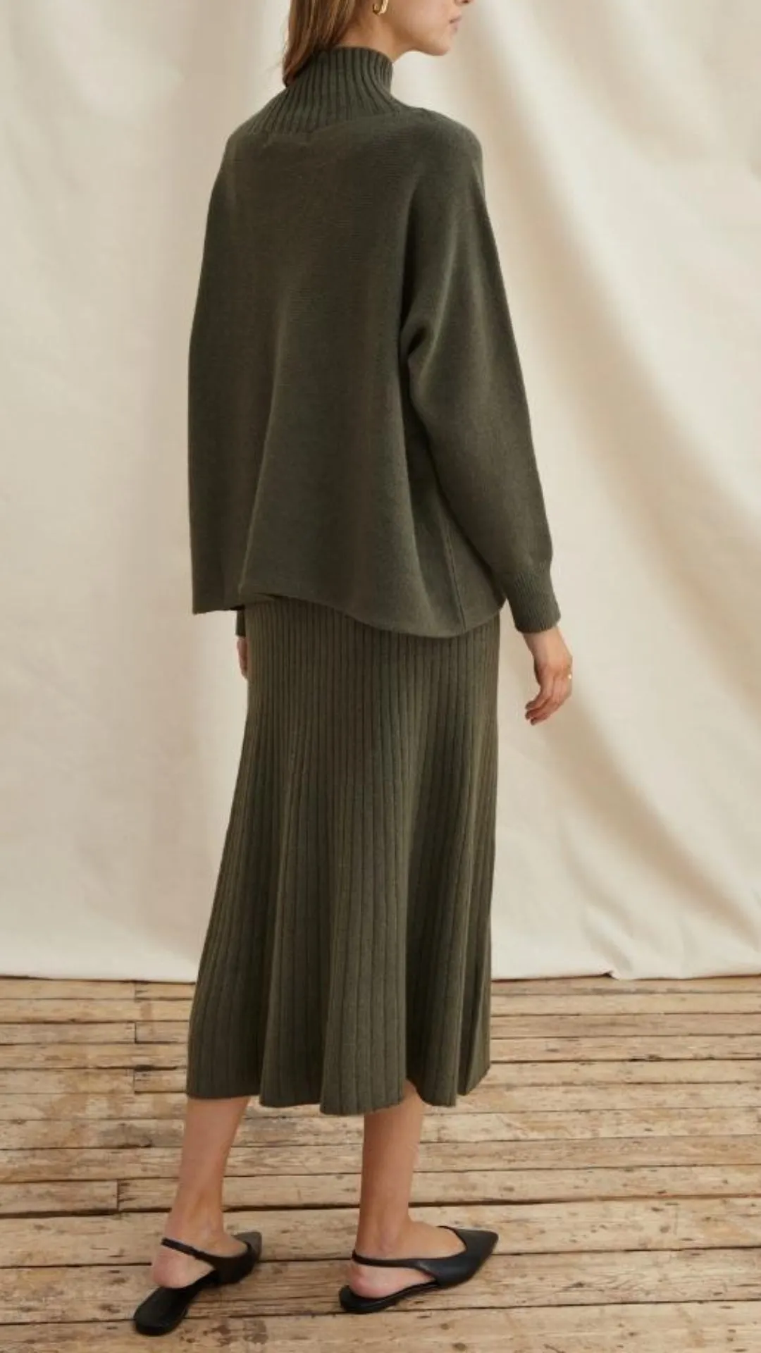 ALMA SKIRT - KHAKI