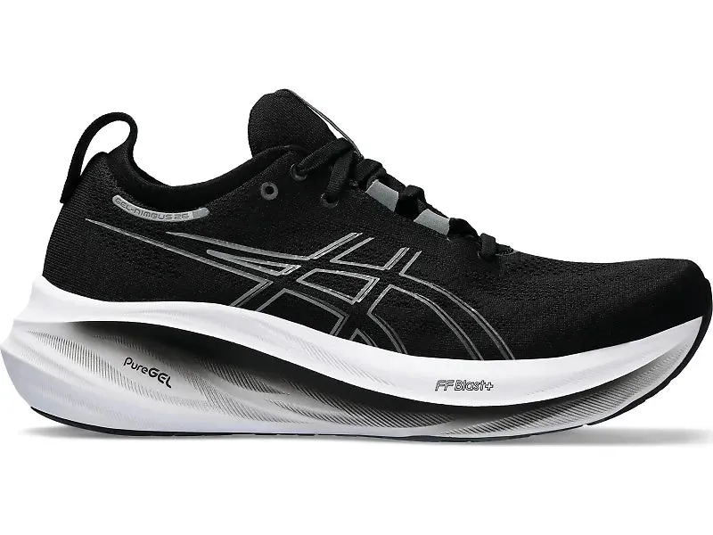 ASICS Gel Nimbus 26 (Black/Graphite Grey) - Men's