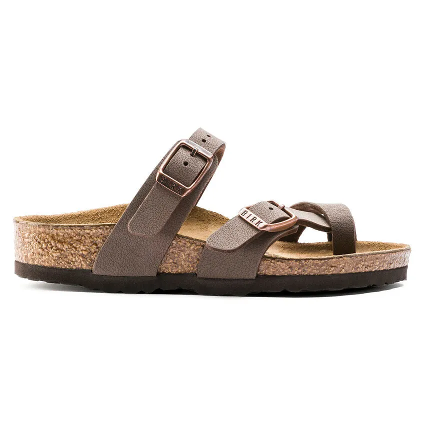 Birkenstock Kid's Mayari Birkibuc Sandal - Mocha 1014177