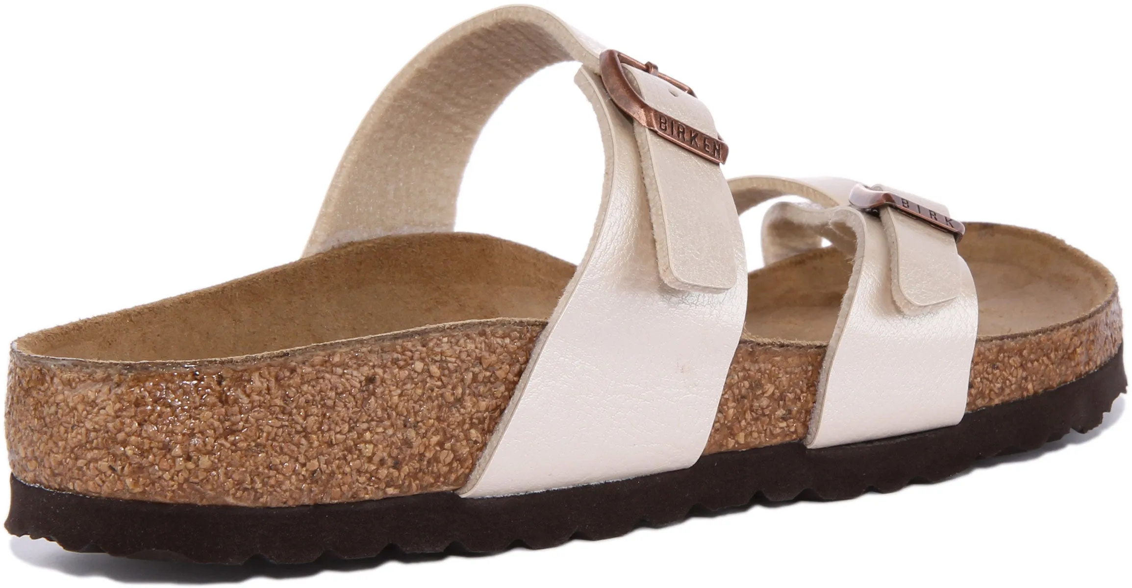 Birkenstock Mayari In Cream For Women | Narrow Fit