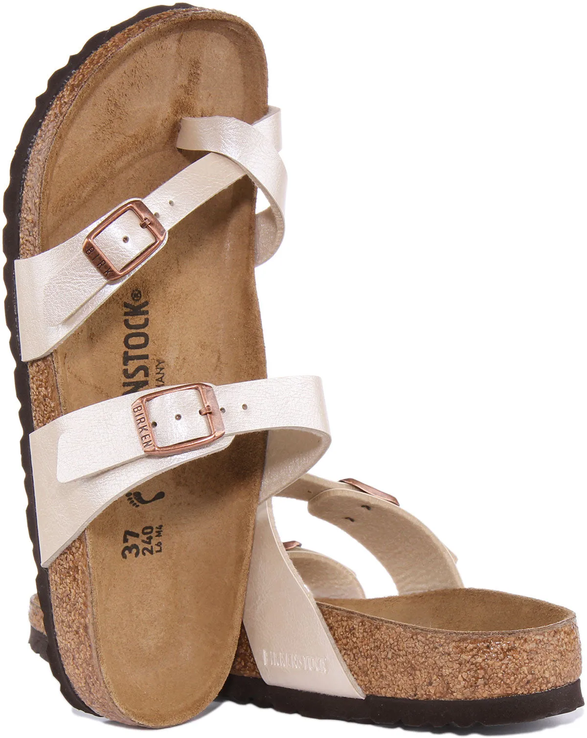 Birkenstock Mayari In Cream For Women | Narrow Fit