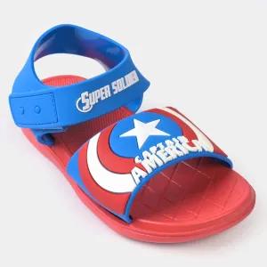 Boys Character Sandal - Blue/Red