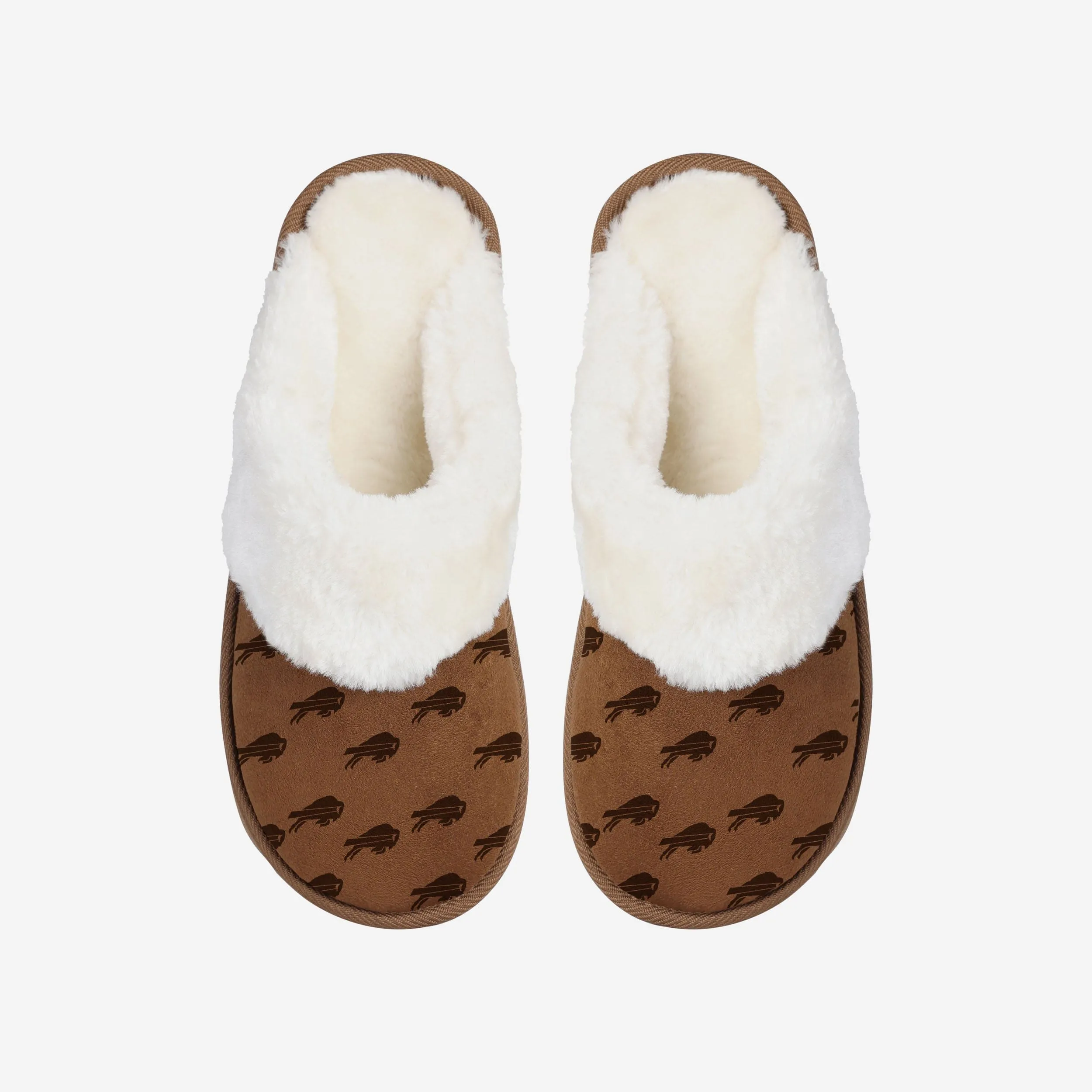 Buffalo Bills Womens Repeat Logo Moccasin Slipper