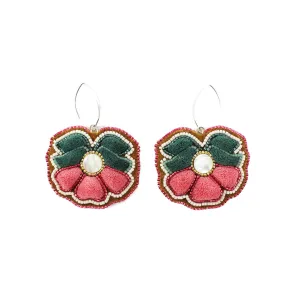 Carmen Miller Tufted Floral Earrings