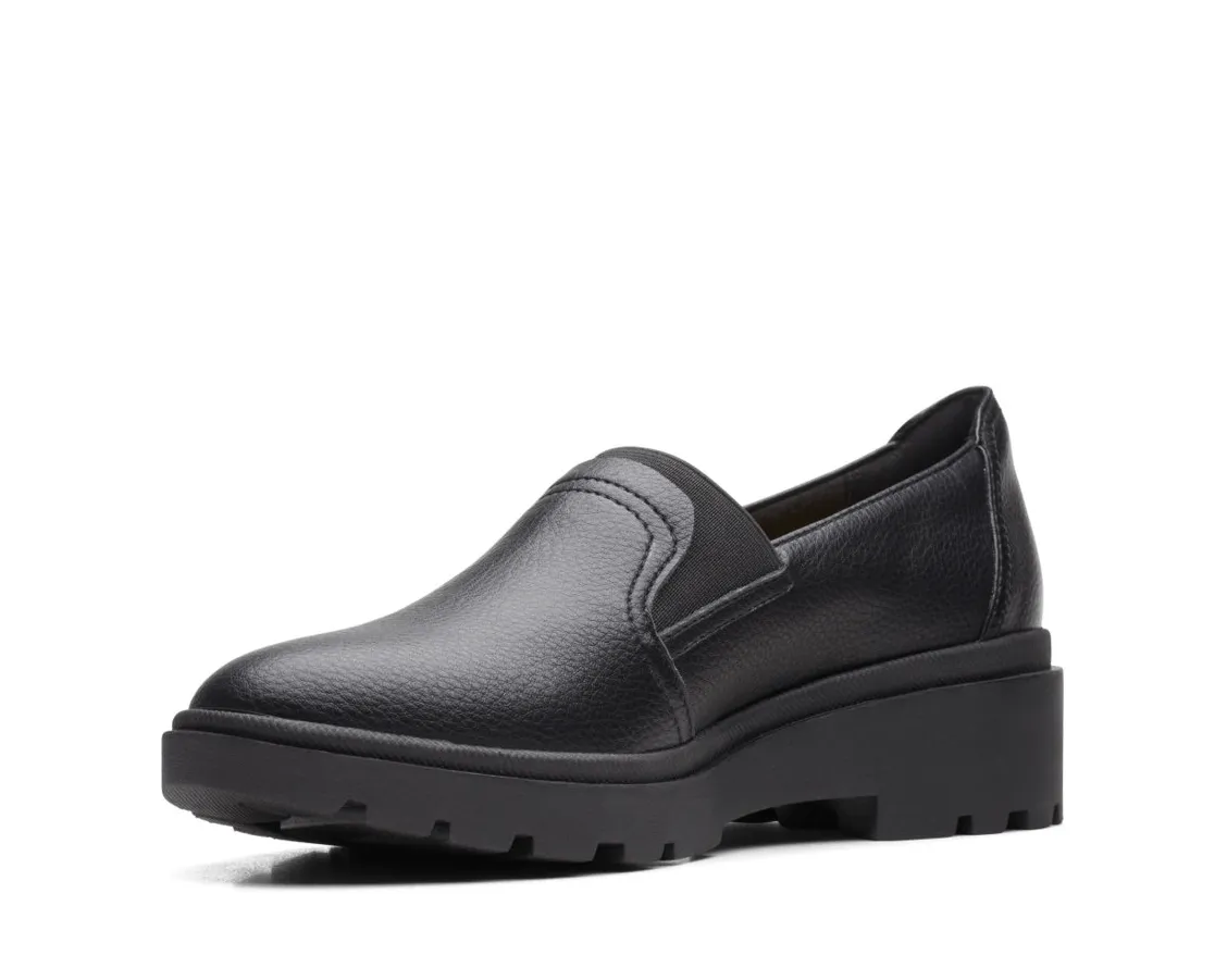 Clarks Calla Rae Black Leather