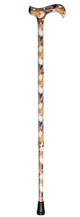 Classic Canes Derby Adjustable Walking Stick - Classic Cats