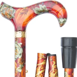 Classic Canes Folding Fashion Derby Cane Autumn Harvest Festival Design