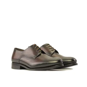 DapperFam Vero in Dark Brown Men's Italian Leather Derby