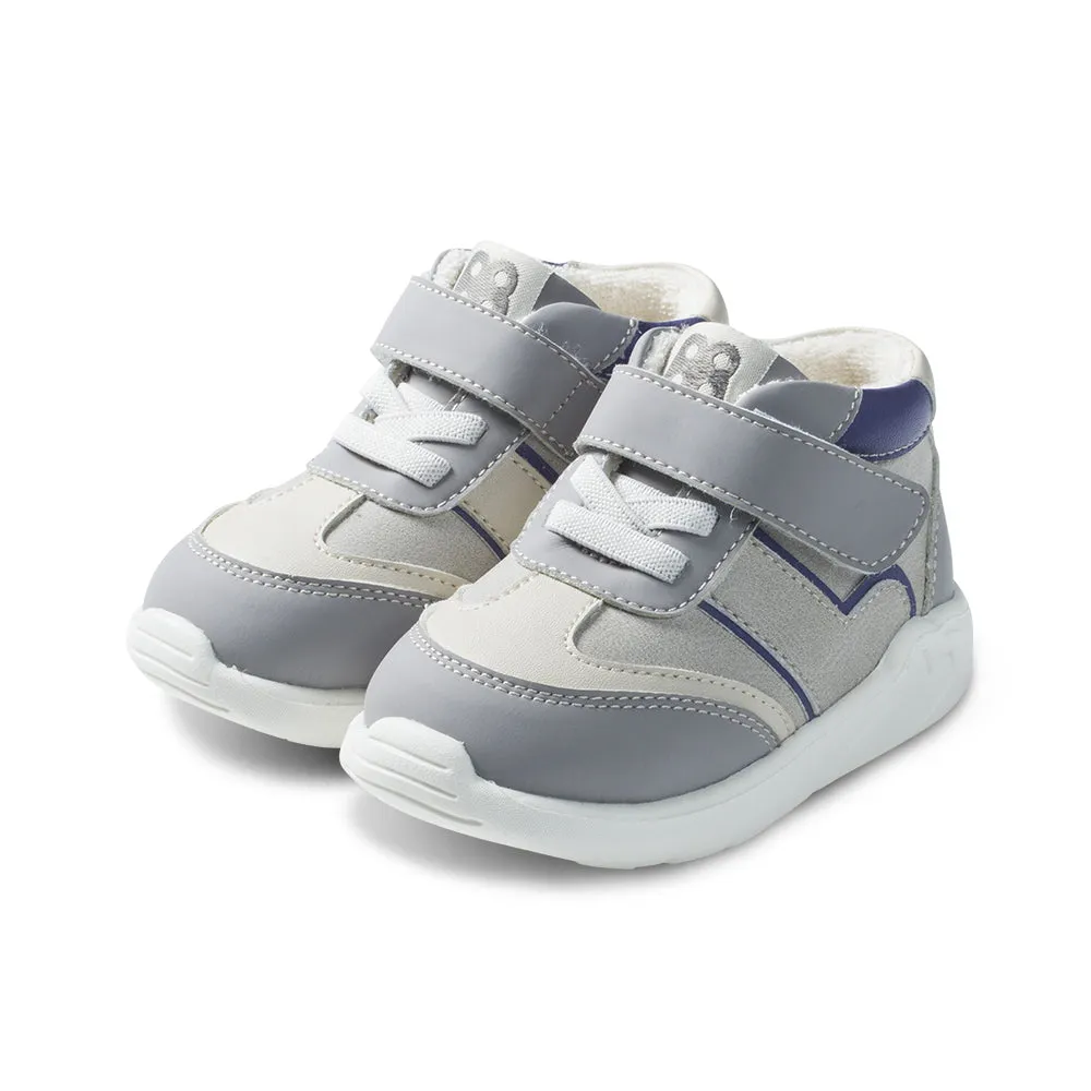 Eirene Soft Sole Non-Slip Pre-walker Grey Baby Sneakers