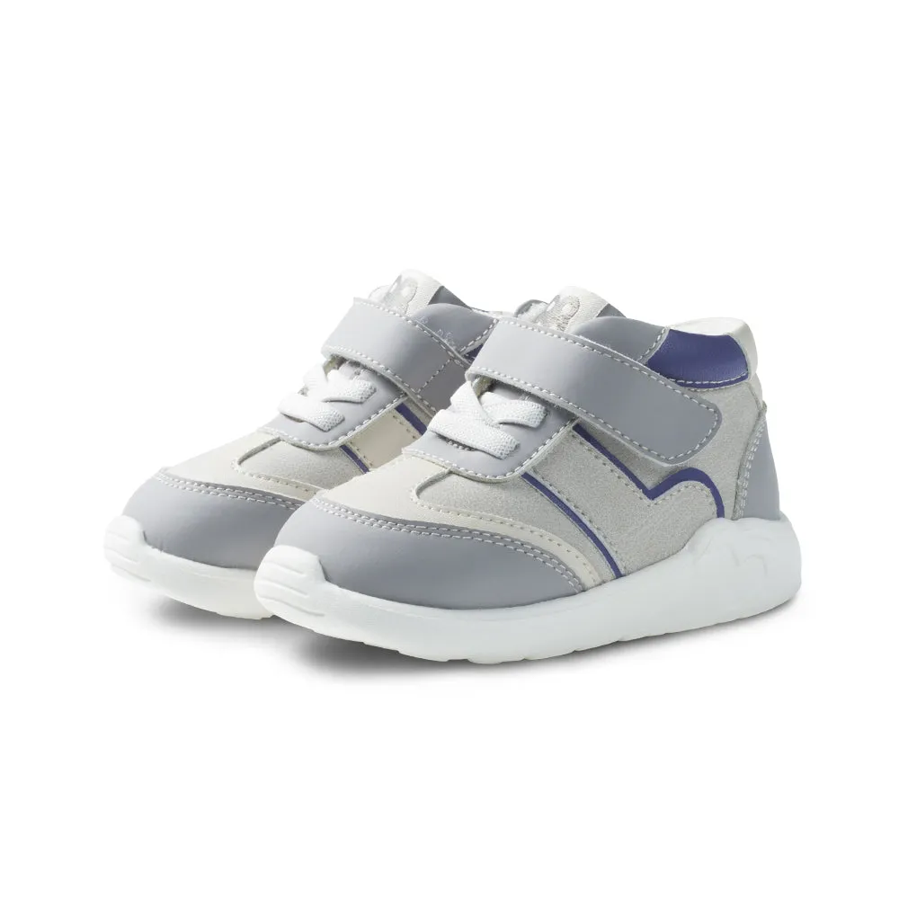 Eirene Soft Sole Non-Slip Pre-walker Grey Baby Sneakers