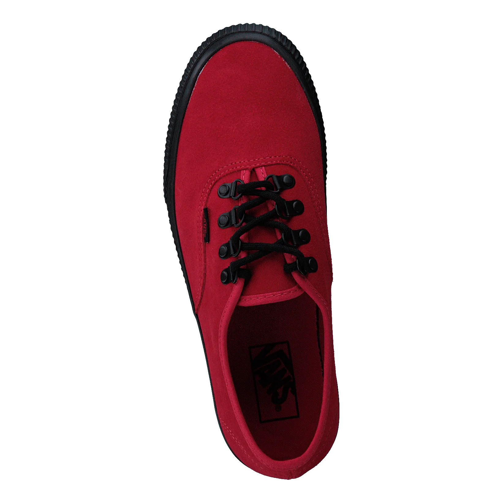 Embossed Authentic Platform 2. Rococco Red-black