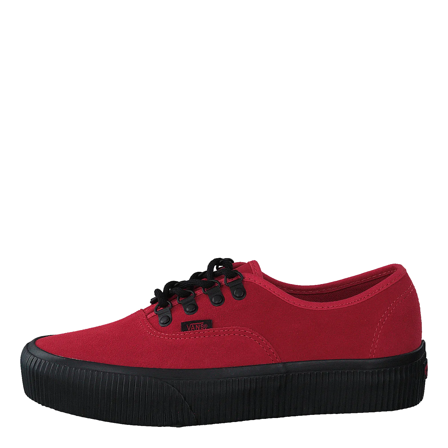 Embossed Authentic Platform 2. Rococco Red-black