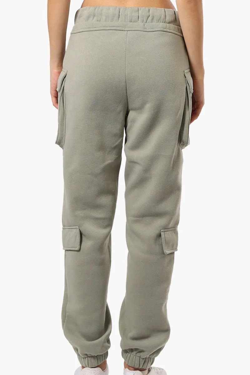 Fahrenheit Tie Waist 4 Pocket Cargo Joggers - Olive