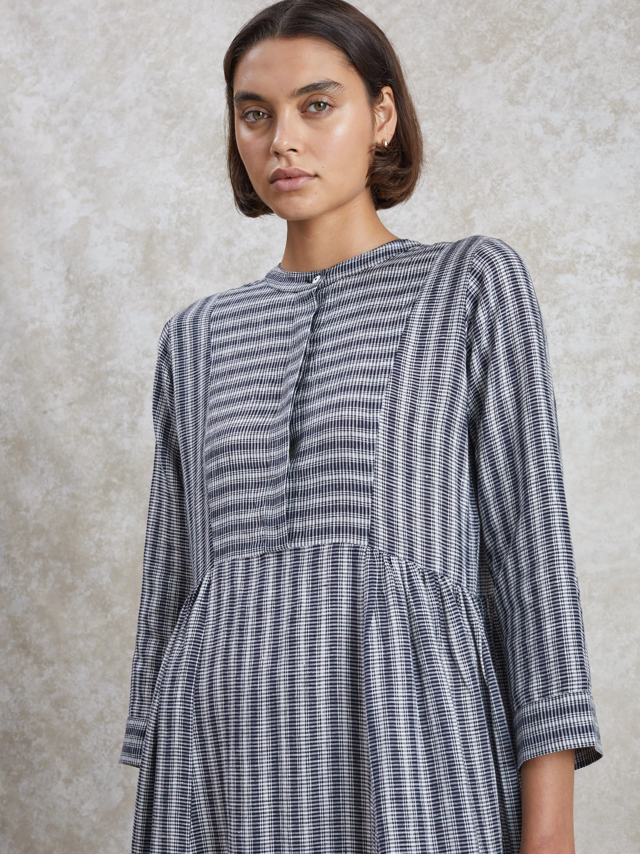 Fleur - Woven Stripe Dress