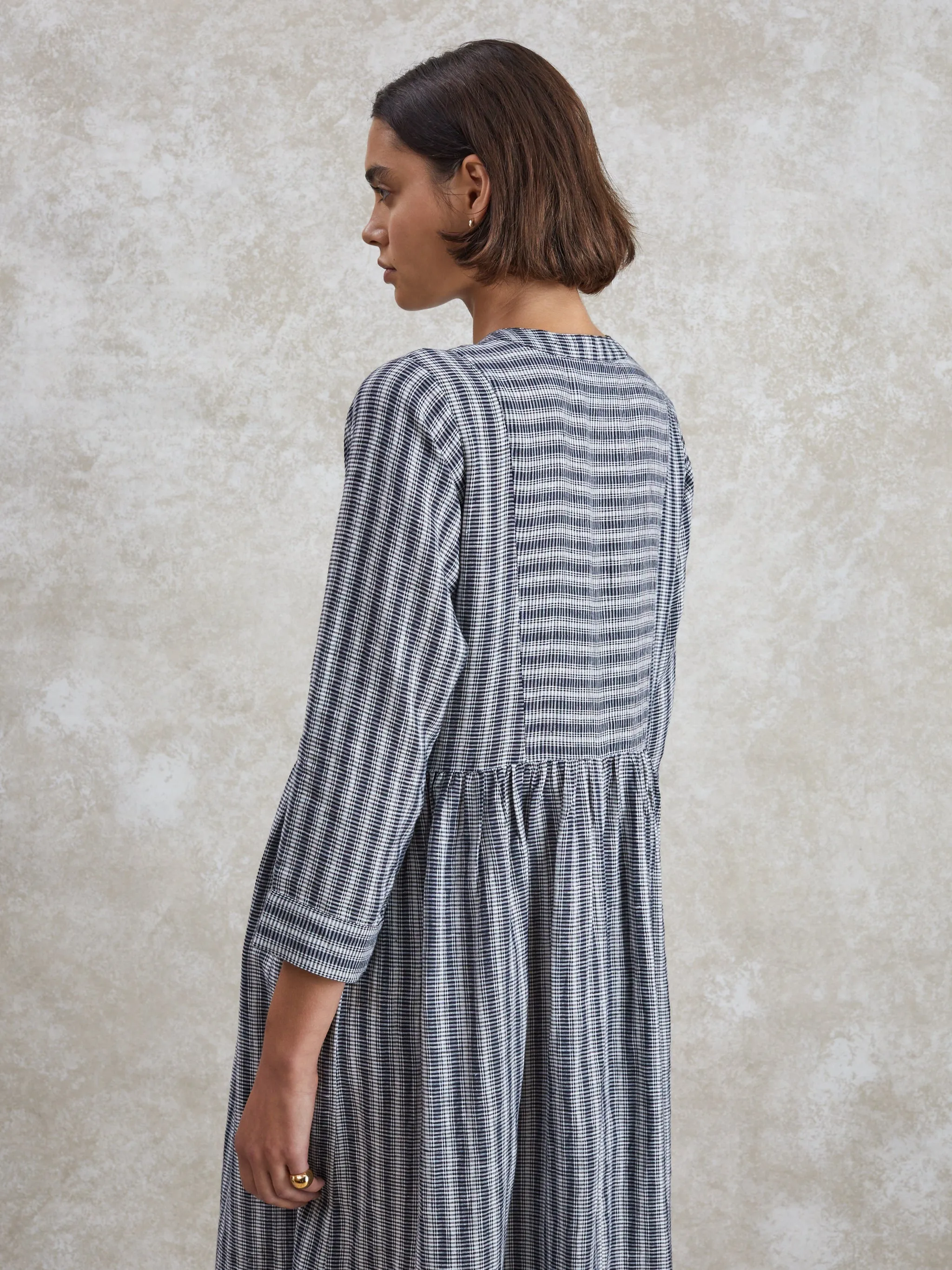 Fleur - Woven Stripe Dress