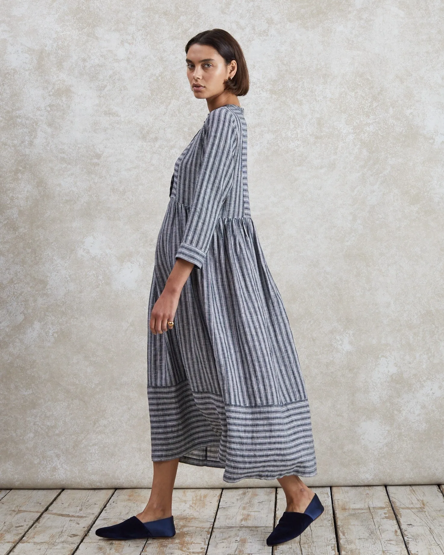 Fleur - Woven Stripe Dress