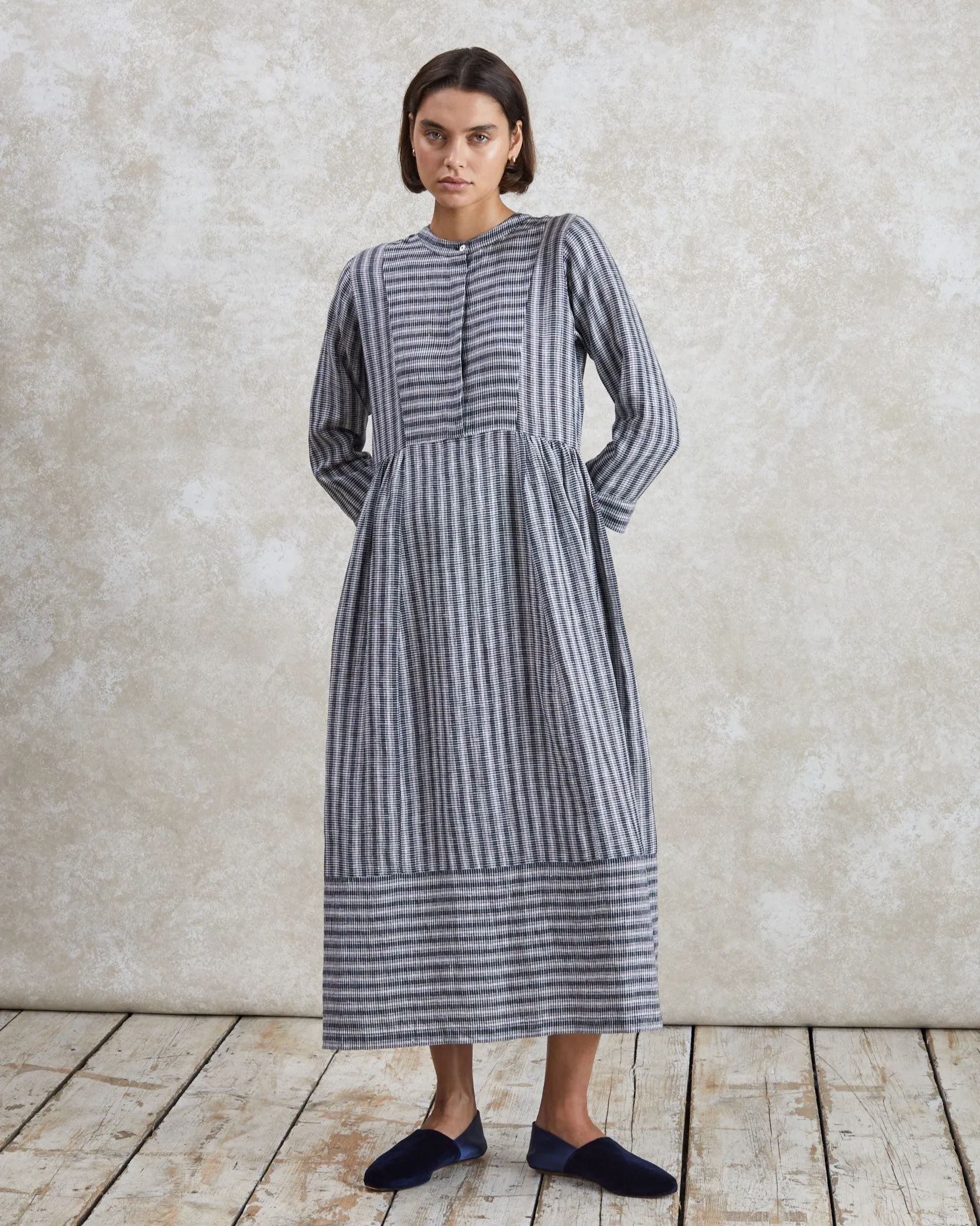 Fleur - Woven Stripe Dress