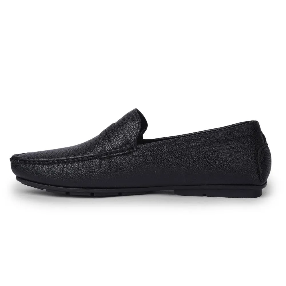 Fortune By Liberty Mens SME-2E Black Formal Loafers