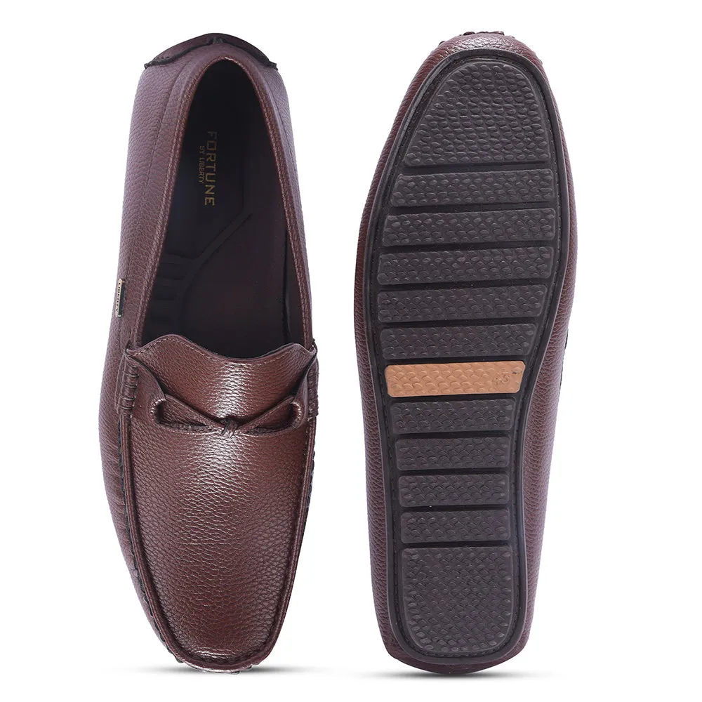 Fortune Formal Brown Loafers For Men AVL-5 By Liberty