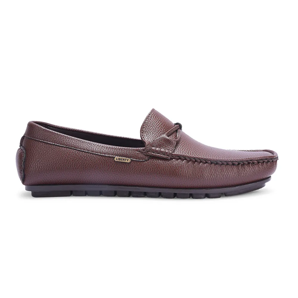 Fortune Formal Brown Loafers For Men AVL-5 By Liberty