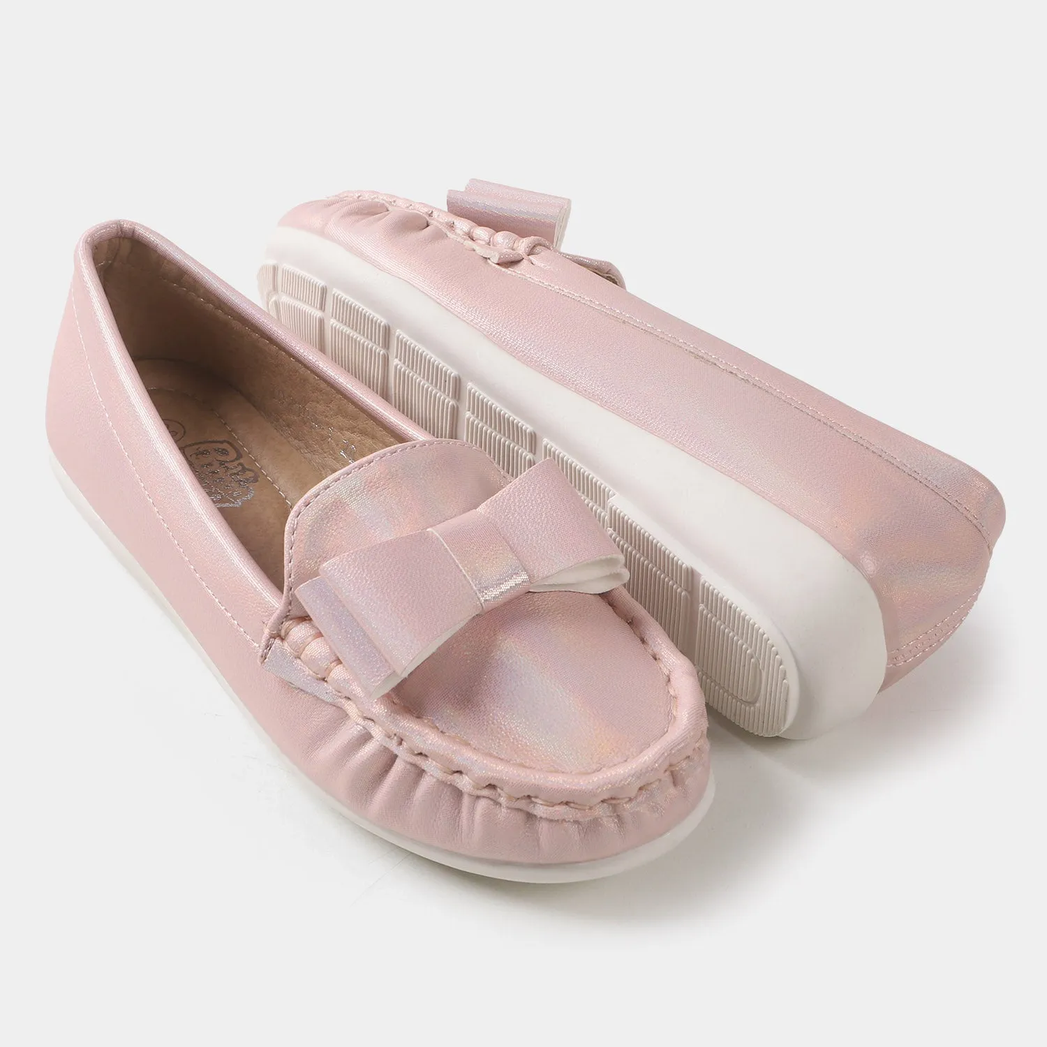 Girls Loafers 202109-1 - Pink