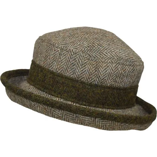 Harris Tweed Derby Hat