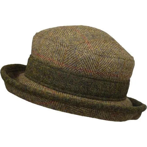 Harris Tweed Derby Hat