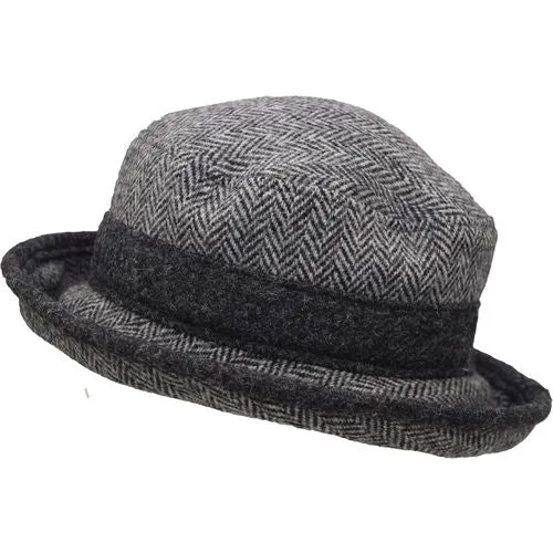 Harris Tweed Derby Hat