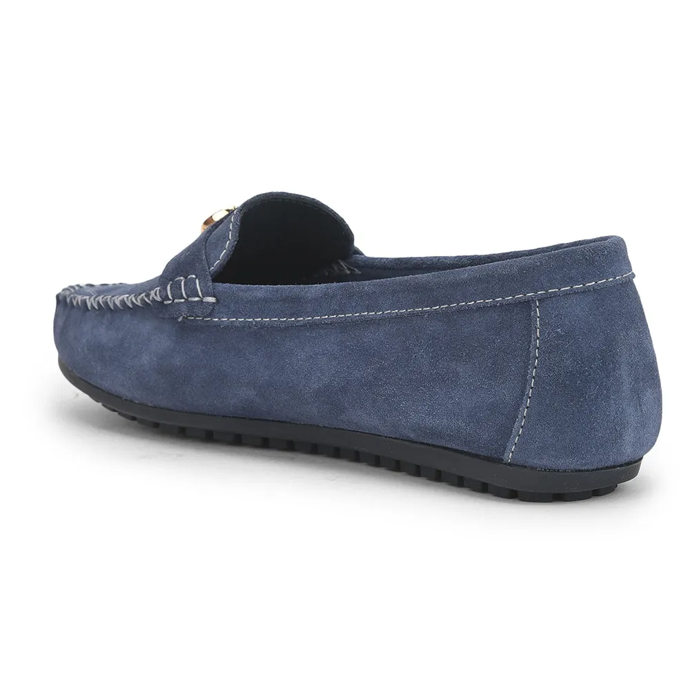 Healers Casual Navy Blue Loafers For Women GI-SML-52 By Liberty