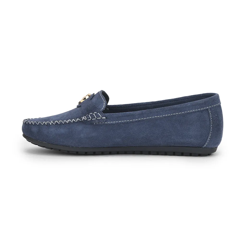 Healers Casual Navy Blue Loafers For Women GI-SML-52 By Liberty