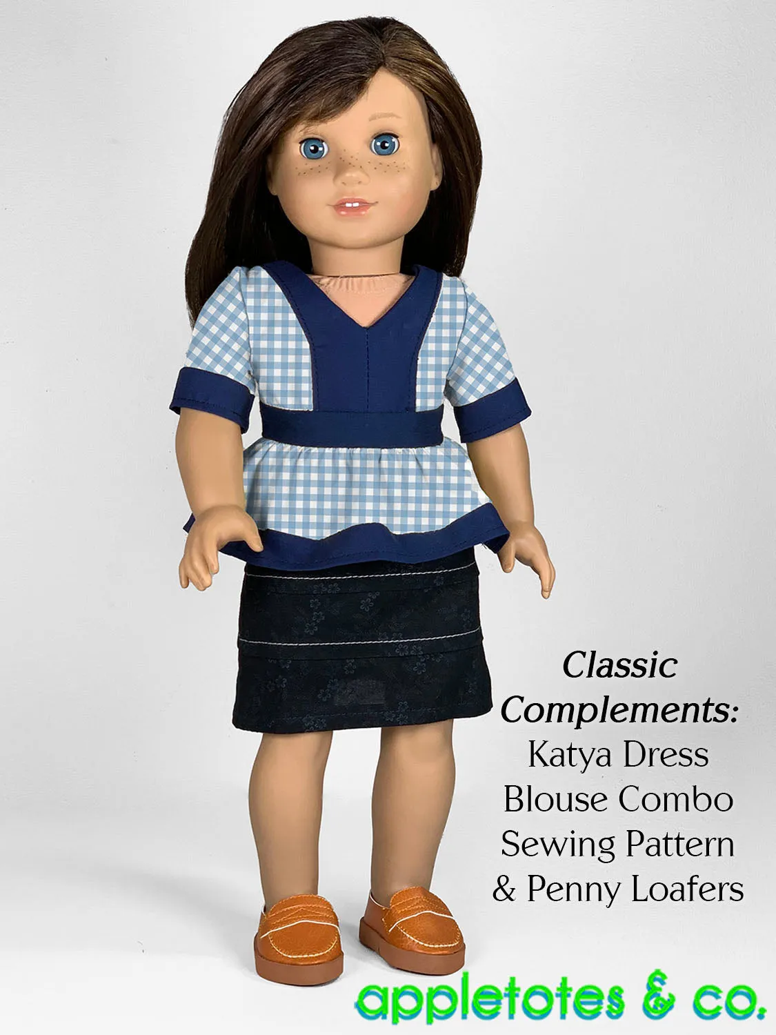 Holly Skirt Sewing Pattern for 18 Inch Dolls