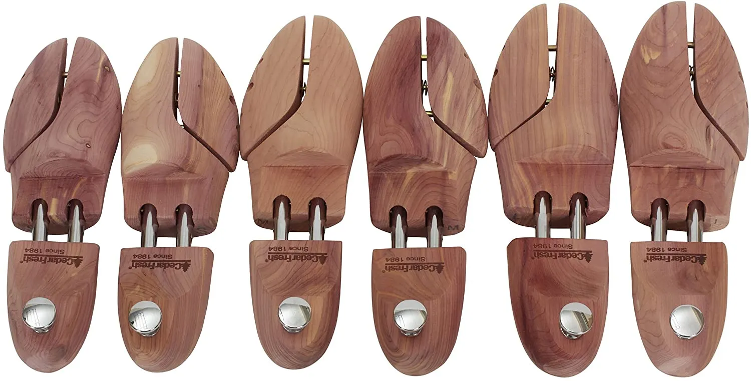 Household Essentials 77422-1 CedarFresh | Men's Premium Red Cedar Wood Shoe Tree