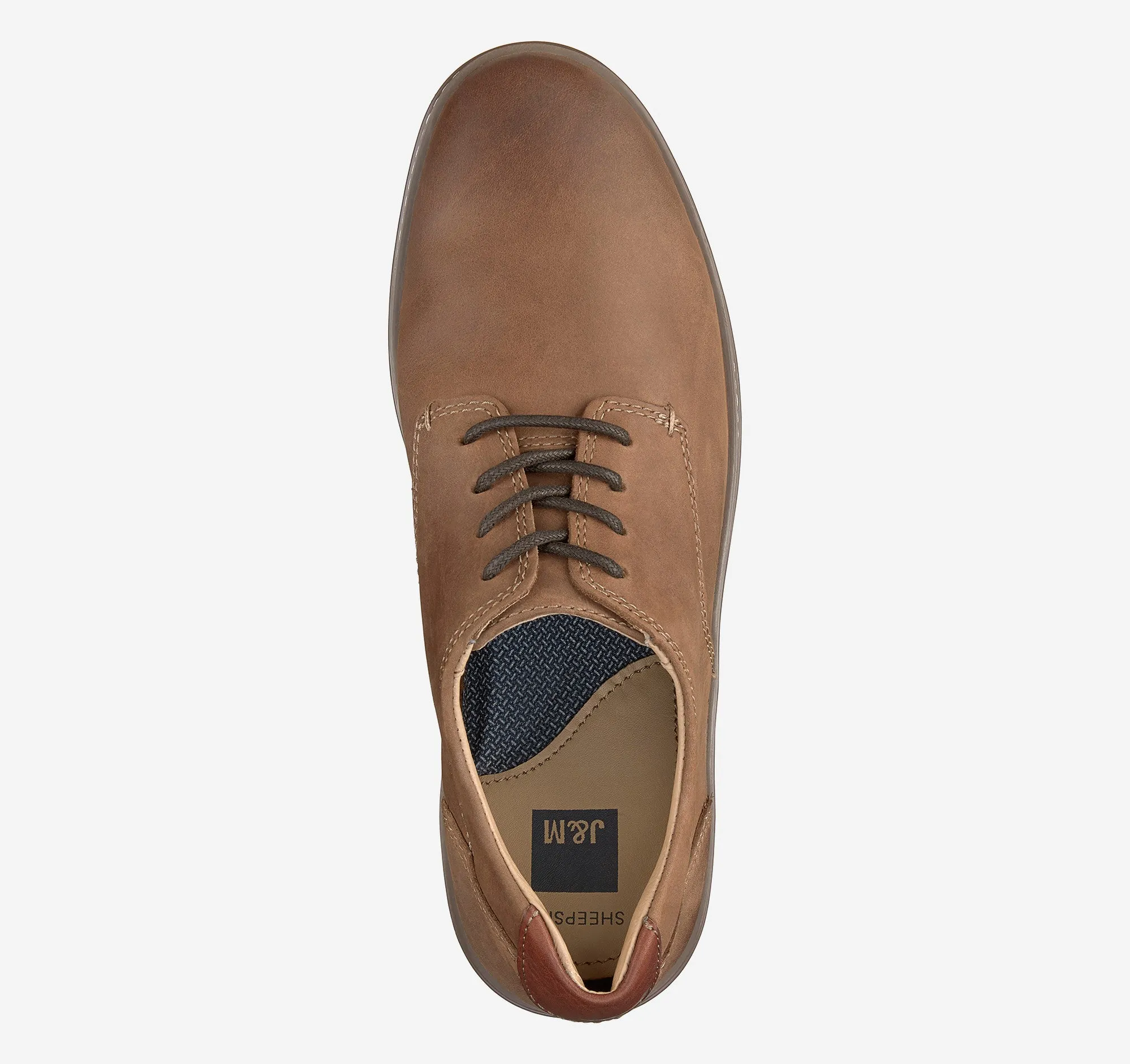 Men's Johnston & Murphy | McGuffey Plain Toe | Tan Oiled Full Grain