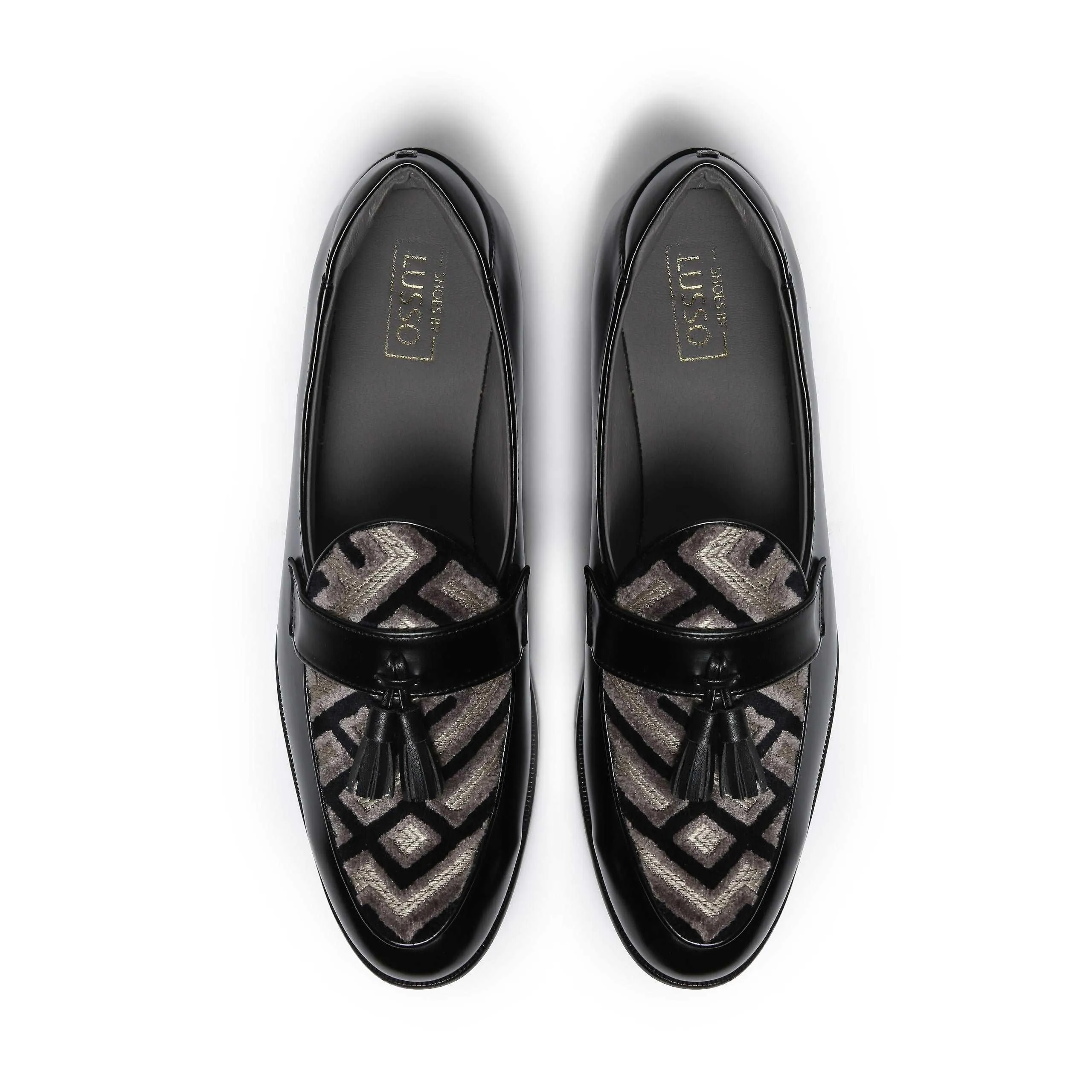 MUSK | BLACK TASSEL SLIP-ON