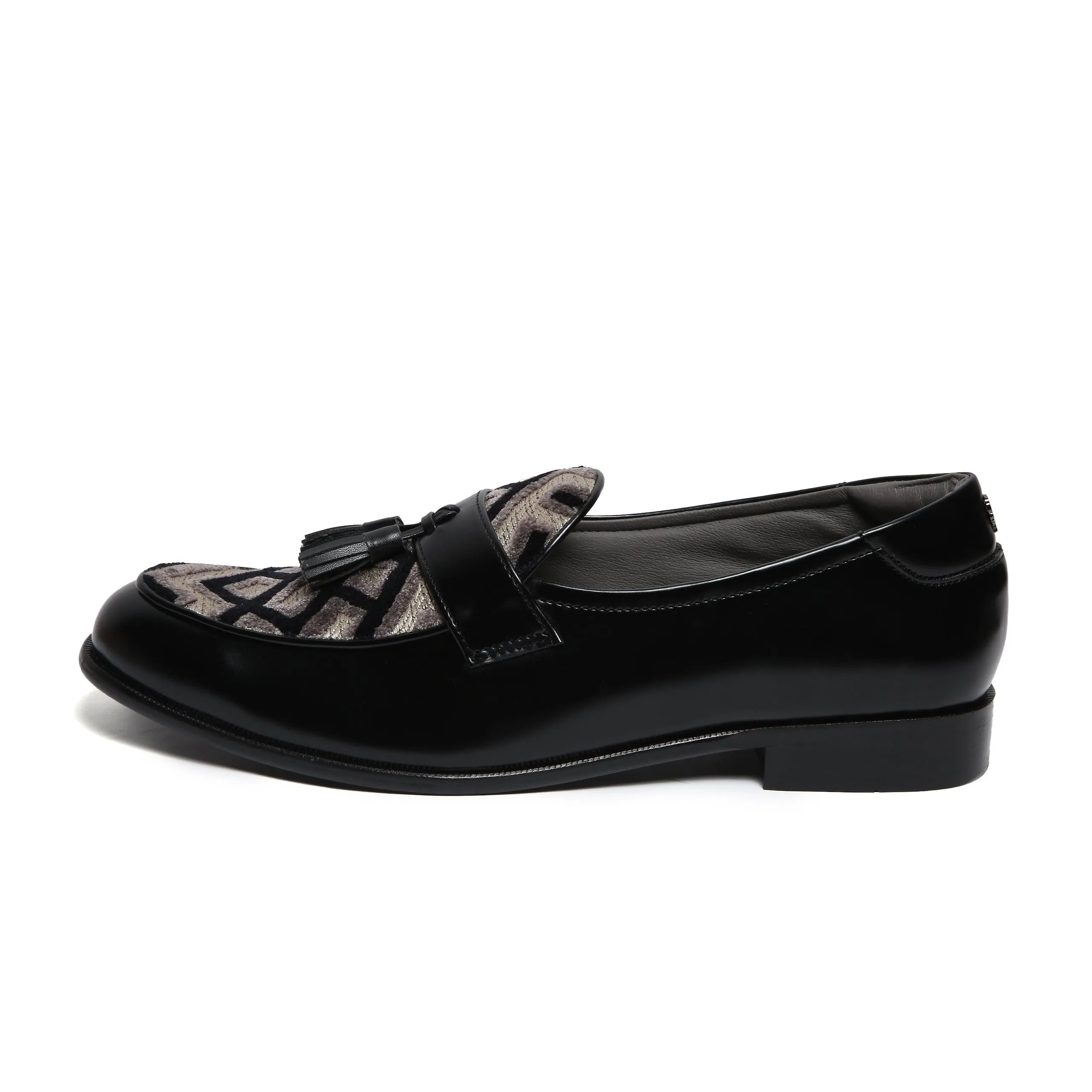 MUSK | BLACK TASSEL SLIP-ON