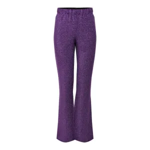 Onlrich Glitter Pant Jrs - Paars Dessin