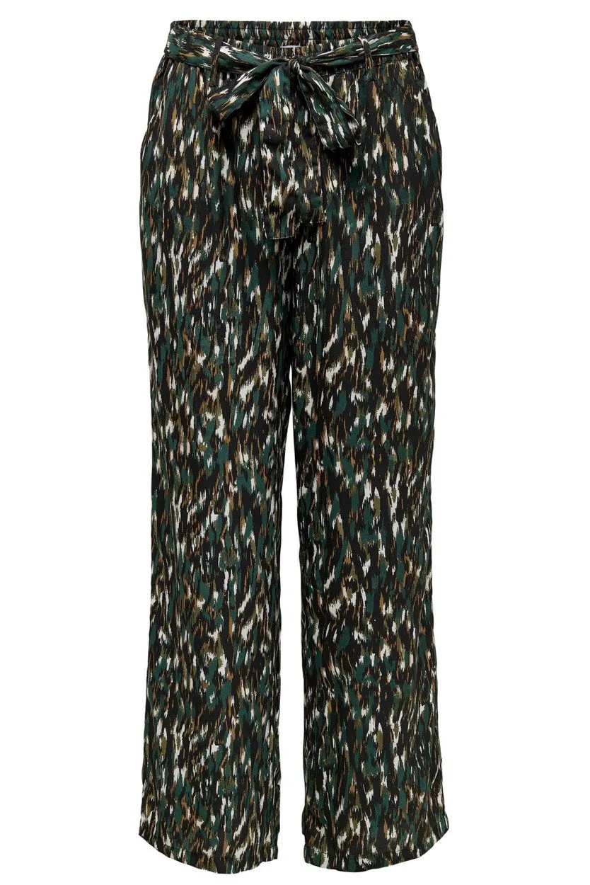 Onlwilma Palazzo Pant Cs Ptm - Groen Dessin