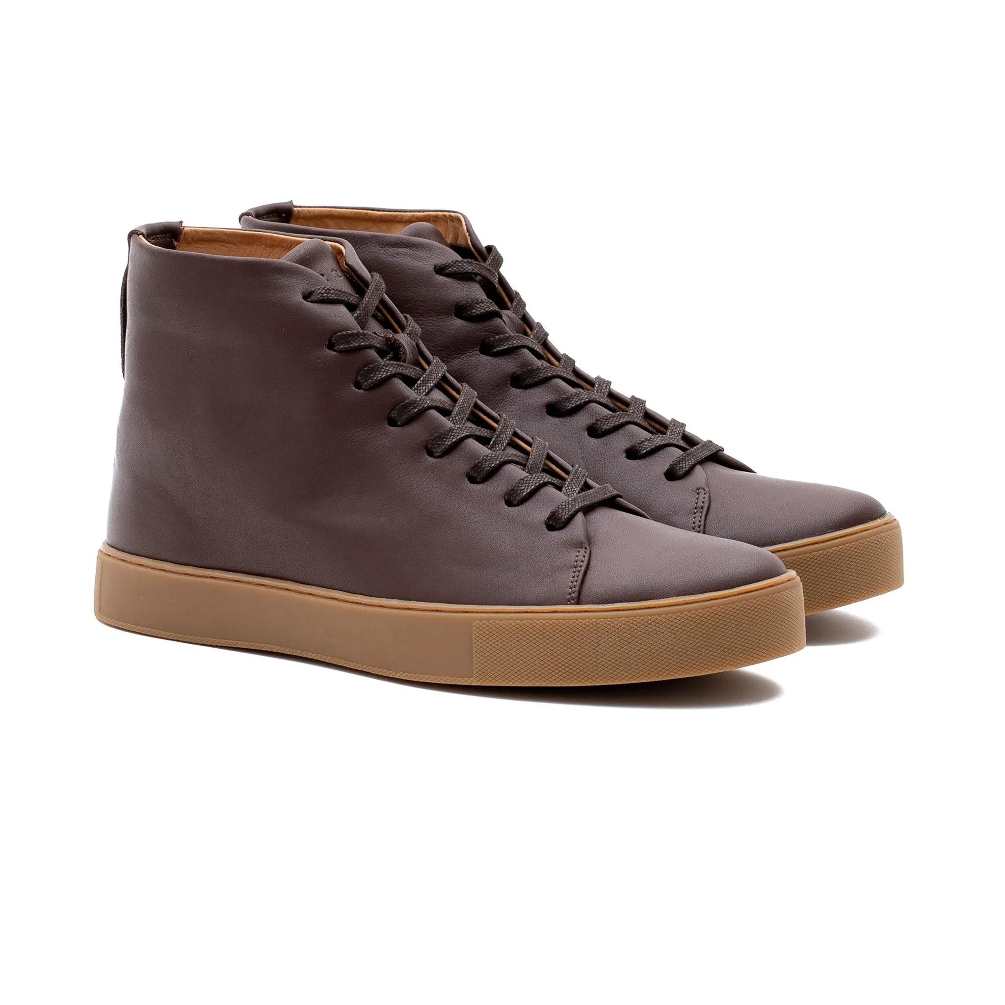 Overstone Hi Derby - Brown Calf