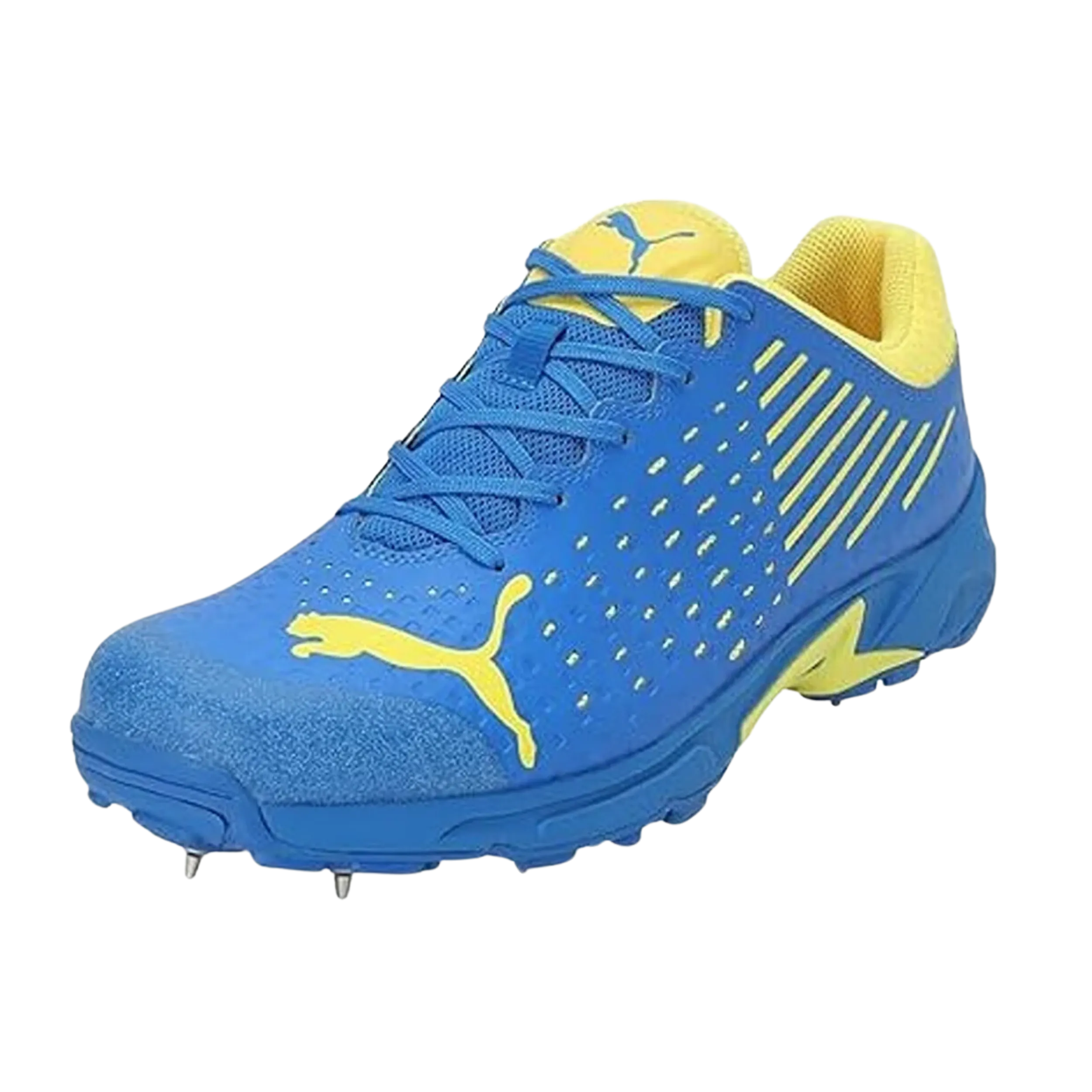 Puma Men's Spike 22.1 Unisex Cricket Shoe Ultra-Blue/Yellow - 10666808