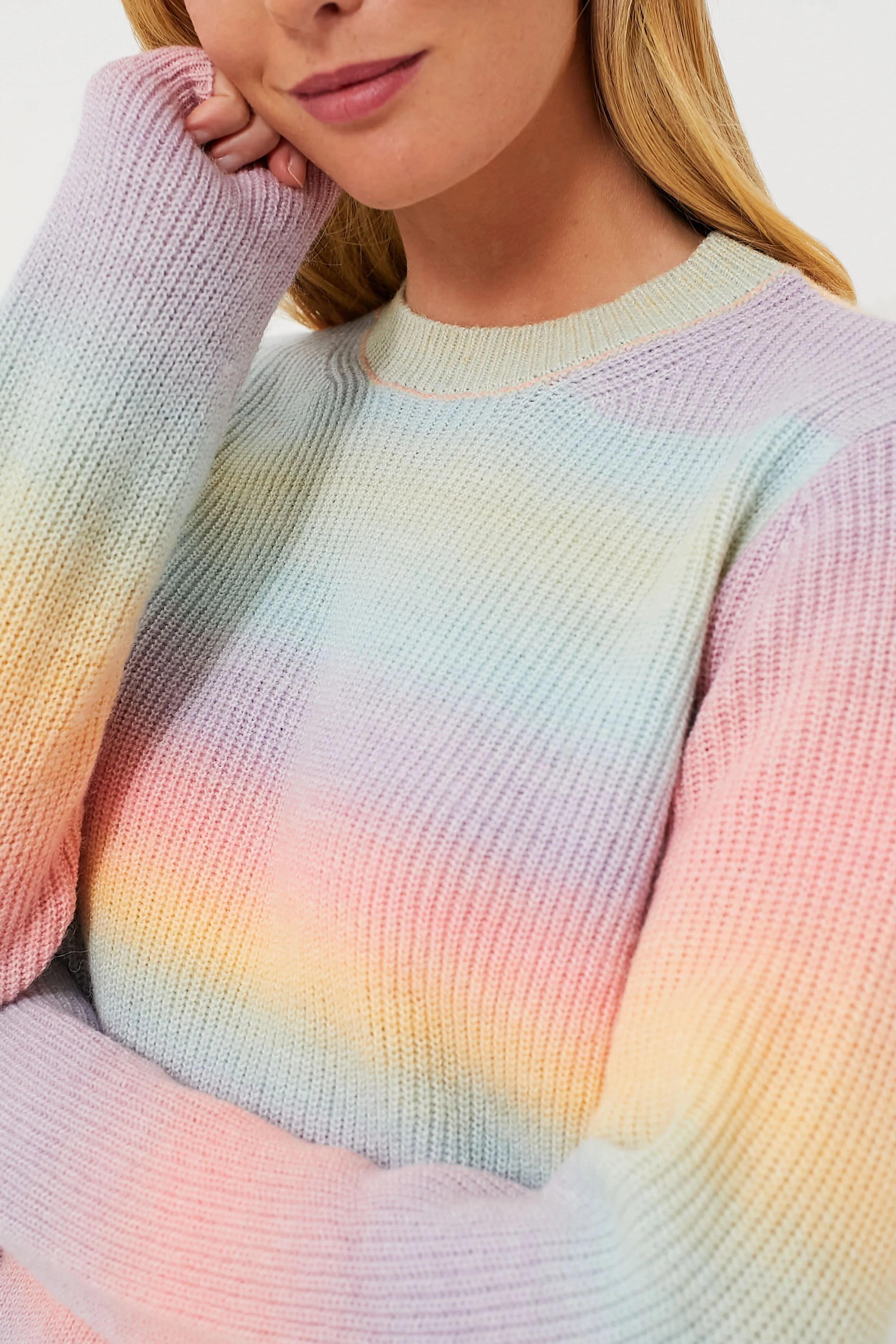 Rainbow Candy Crewneck Sweater