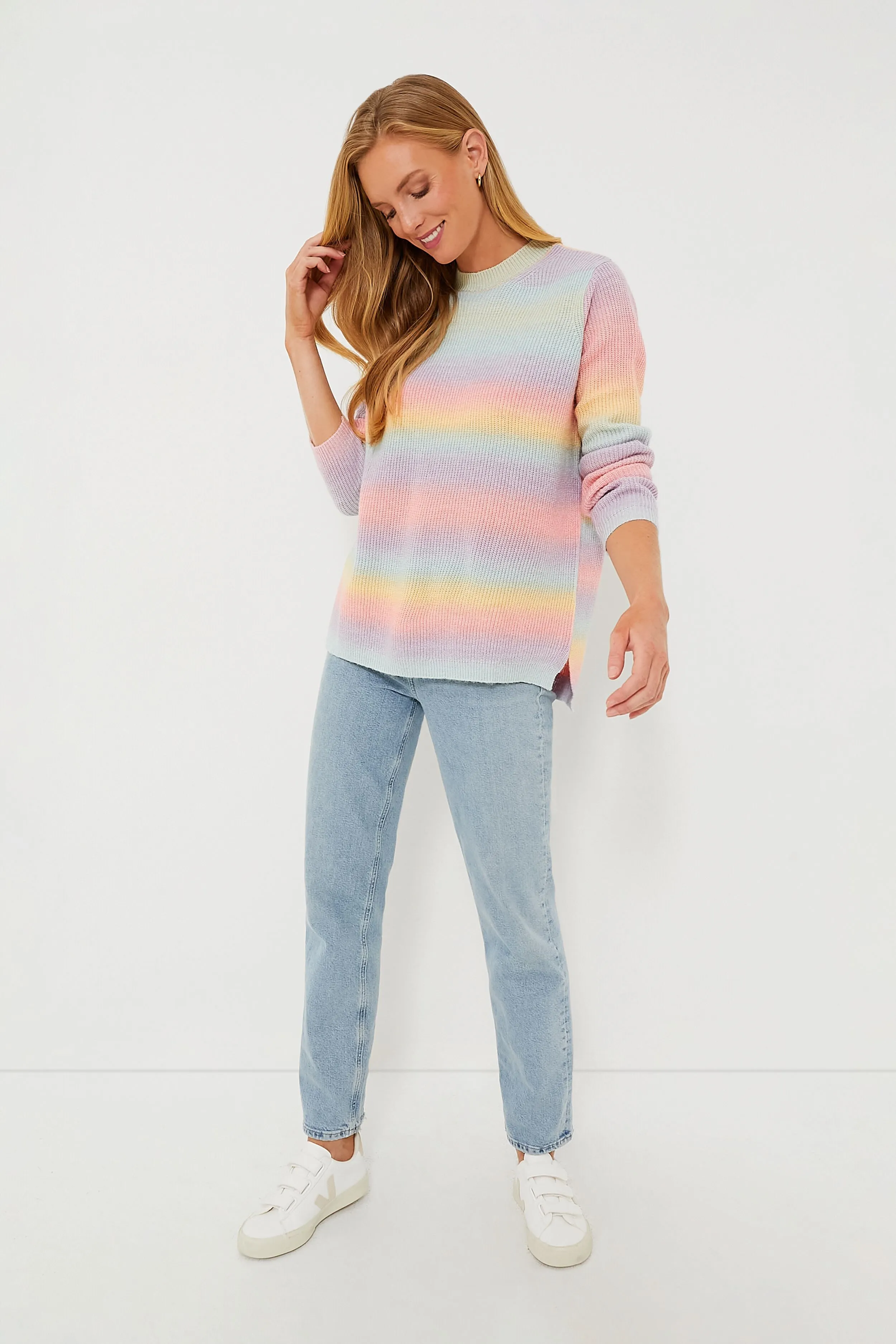 Rainbow Candy Crewneck Sweater