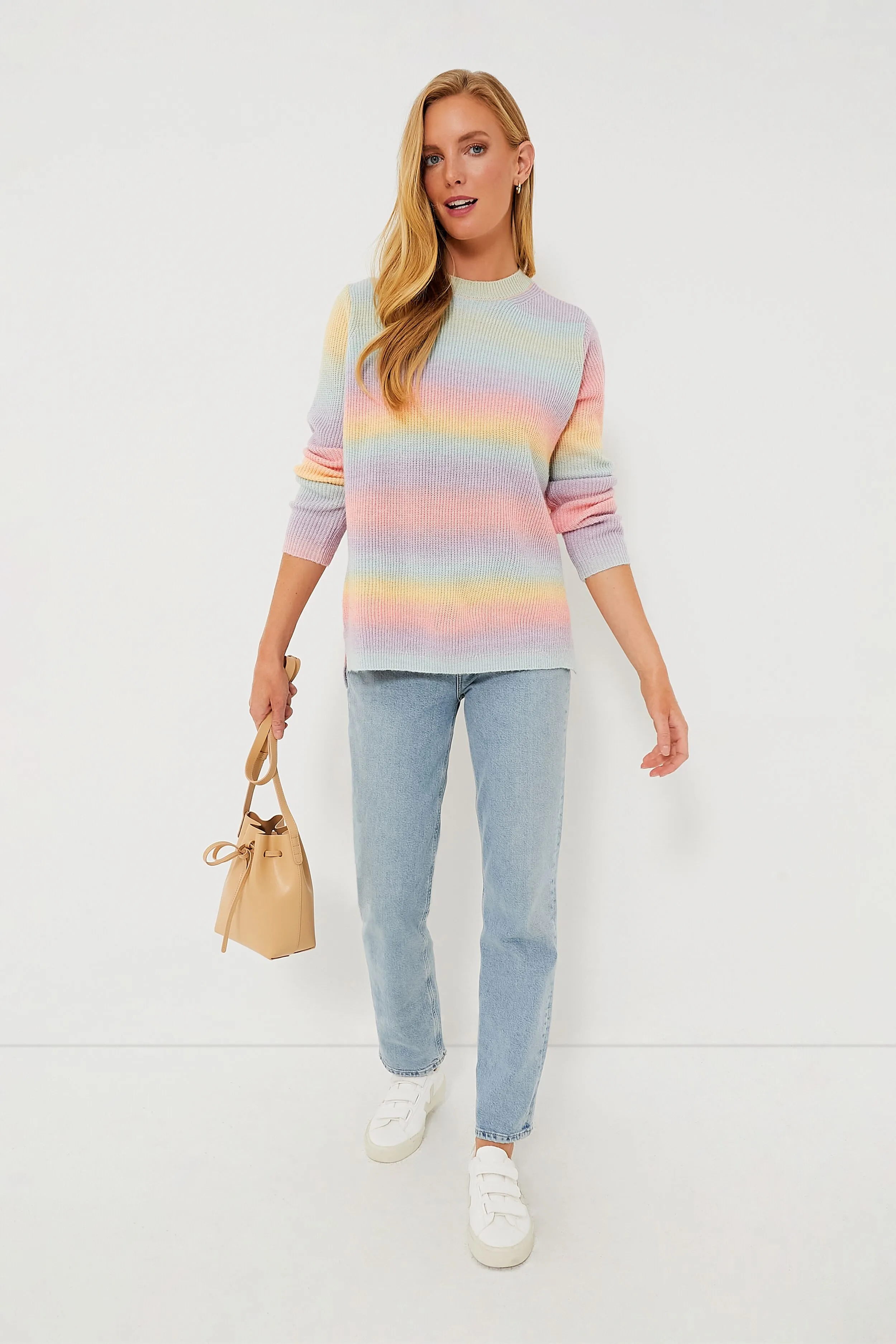 Rainbow Candy Crewneck Sweater