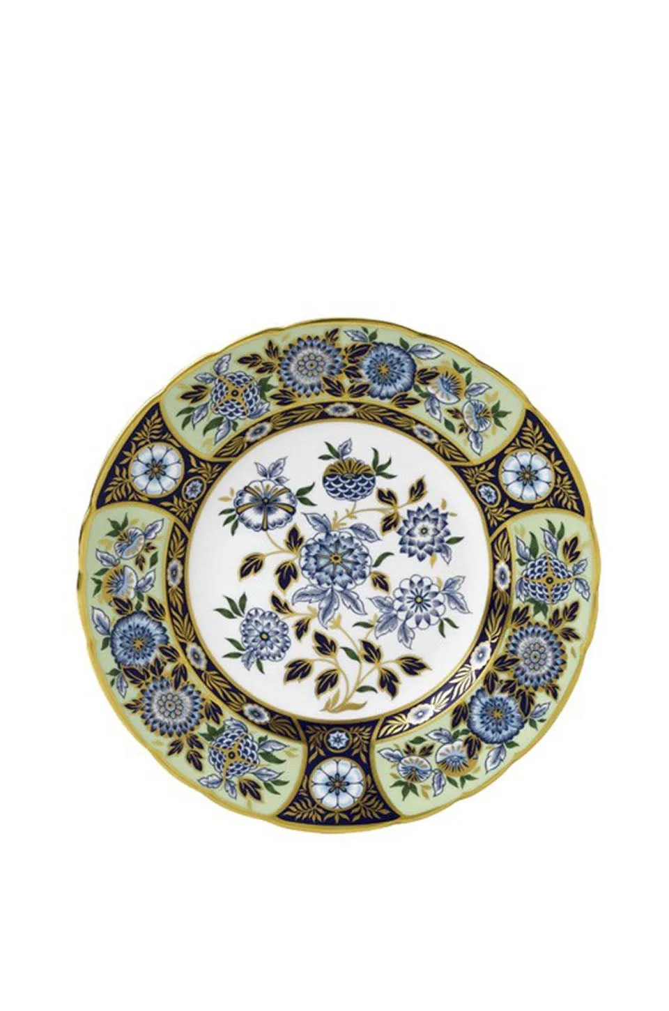 Royal Crown Derby Imari Accent Plate In Midori Meadow