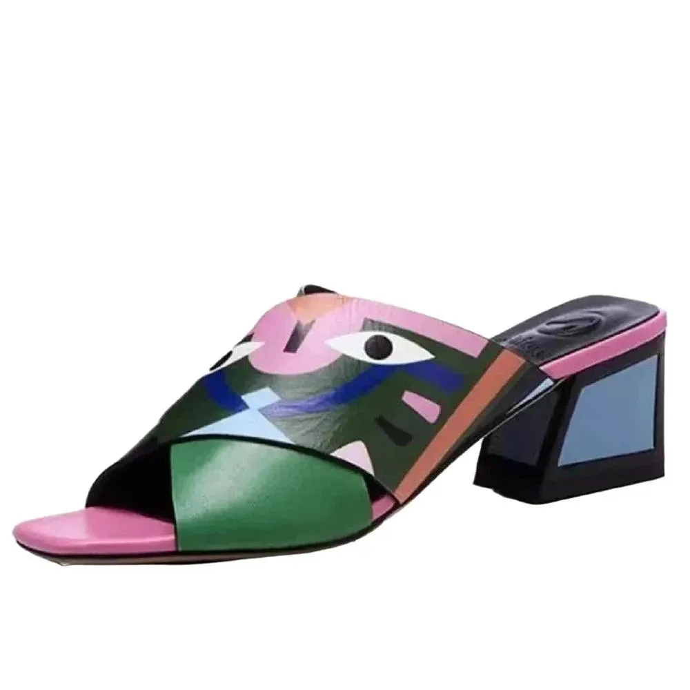 Sandals Graffiti Women Sandals Eye Print