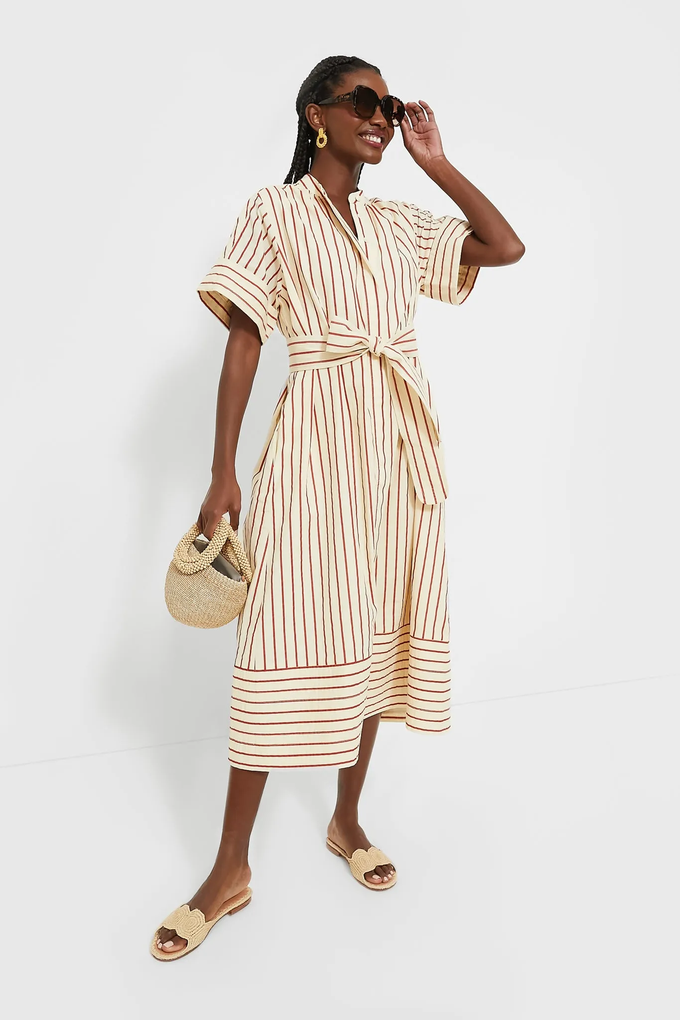 Scarlet Stripe Prescott Dress