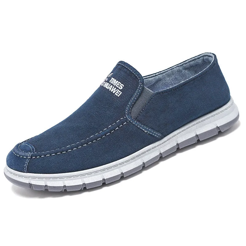 Shoes Men New Fashion Sneakers Men  Student Shoes Trendy Board Shoes Slip-on Casual Breathable Cloth Shoes