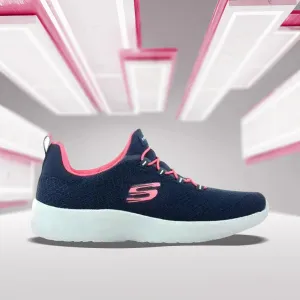 SKECHERS DYNAMIGHT Walking Shoes For Women  (Navy, Pink) (12119-NVHP)