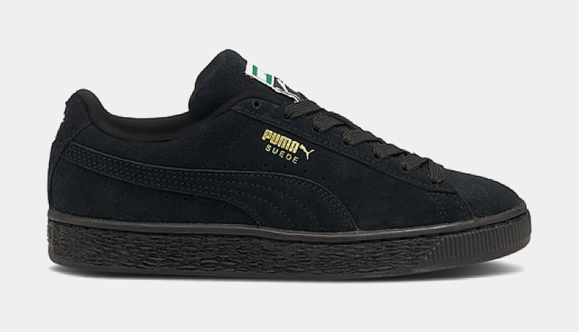 Suede Classic 21 Grade School Lifestyle Shoes (Black)