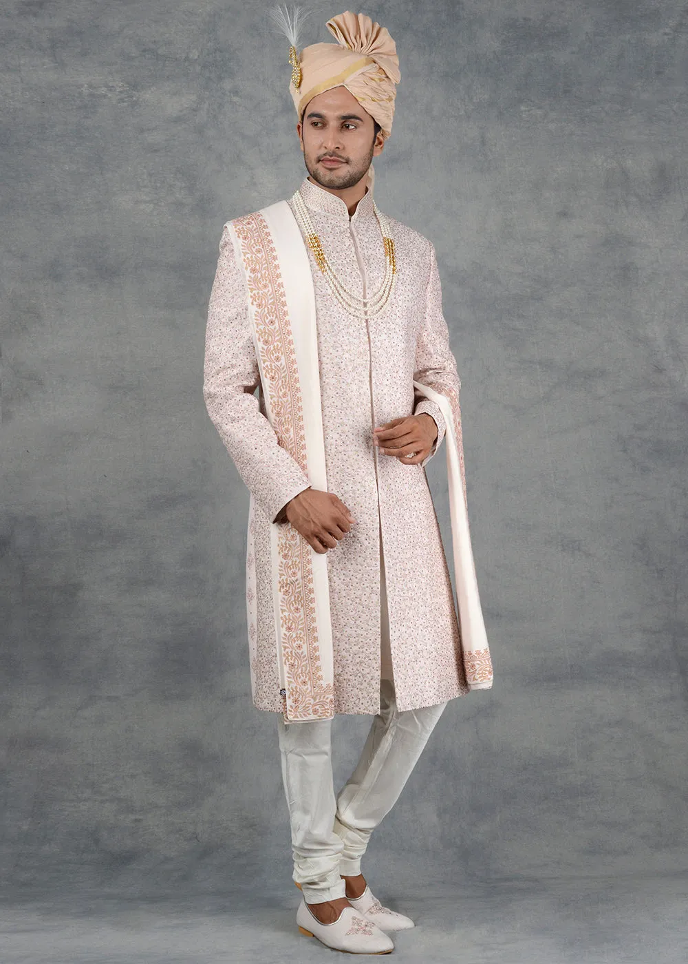 Tint Pink Sherwani | Siddhesh Chauhan